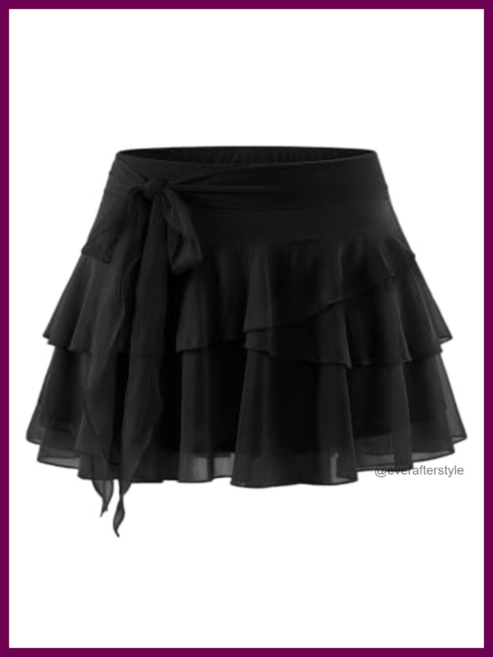 Mesh Pleated Mini Skort with Built-in Shorts Ruffle Tiered Y2K